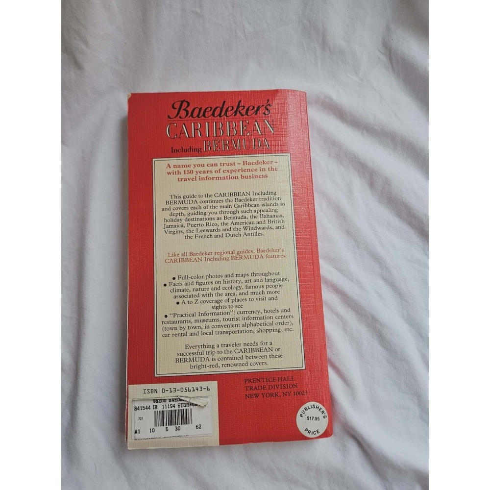 Baedekers Carribean Including Bermuda Book Illustrated Regional Guide‎ - Picture 2 of 2